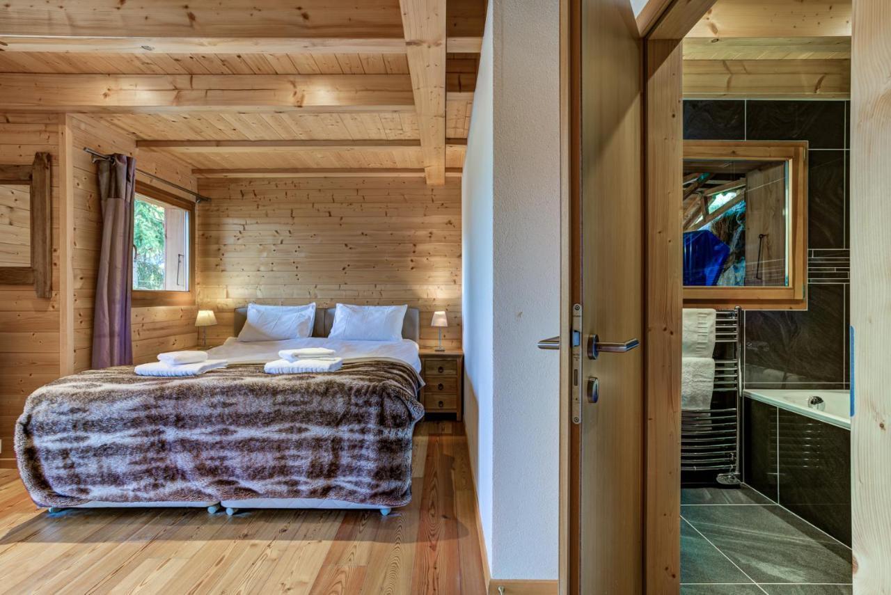 Chalet le Cerf La Tzoumaz Extérieur photo